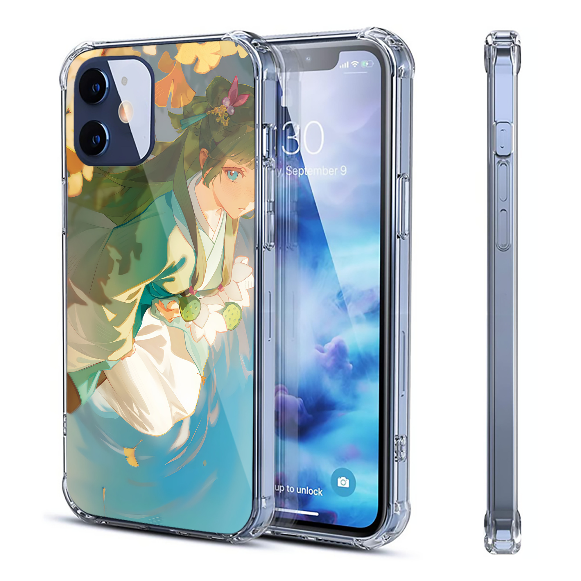 （画像用） 薬屋のひとりごと The Apothecary Diaries 【iPhone 12シリーズ対応】透明スマホケース（クリアソフトケース）
